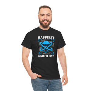 Happiest, Earth Day, Unisex Heavy Cotton Tee