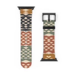 Southwestern Pattern Watch Band — Boho Aztec Apple Watch Strap