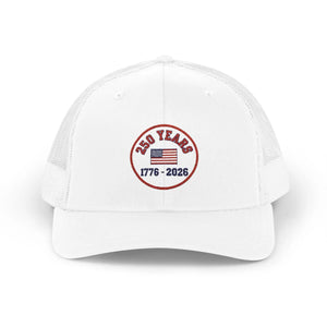 1776–2026 American Flag Trucker Cap July 4th - Dipaliz - Hats