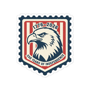 1776–2026 Eagle Shield Sticker 250 Years of Independence Kiss-cut - Decorative Stickers