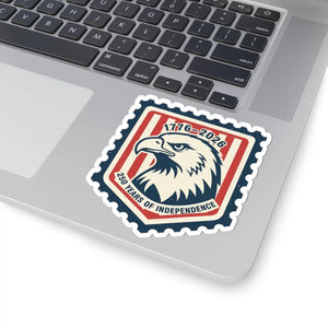 1776–2026 Eagle Shield Sticker 250 Years of Independence Kiss-cut - Decorative Stickers