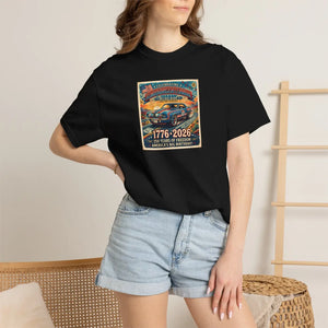 Patriotic T-shirt – 250th Anniversary Cotton Tee - Dipaliz - T-shirts - s