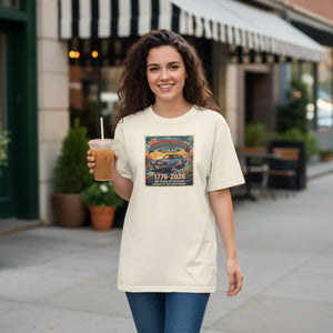 Patriotic T-shirt – 250th Anniversary Cotton Tee - Dipaliz - T-shirts - s