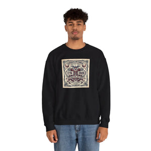 1776–2026 Semiquicentennial Crewneck Sweatshirt, Vintage American Independence Design - Sweatshirts - m