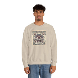 1776–2026 Semiquicentennial Crewneck Sweatshirt, Vintage American Independence Design - Sweatshirts - m