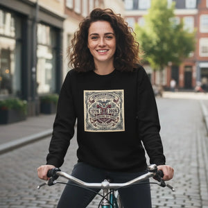 1776–2026 Semiquicentennial Crewneck Sweatshirt, Vintage American Independence Design - Sweatshirts - m