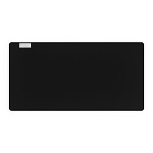 Monochrome Retro Gears Desk Mat — Large Gaming/Office Mouse Pad