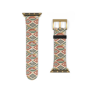 Southwestern Pattern Watch Band — Geometric Aztec Print for Apple Watch