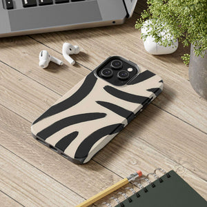 Abstract Zebra Print Phone Case