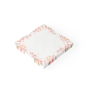 Floral Cherry Blossom Post-it Note Pad — Pink Blossom Sticky Notes