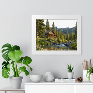 Dipaliz stream flowing framed poster museum paper - prints