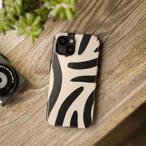 Abstract Zebra Print Phone Case