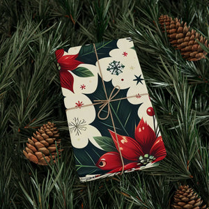 Festive Botanical Christmas Wrapping Paper