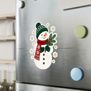 Snowman christmas kiss-cut vinyl decal - home decor decals
