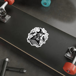 100% durable vinyl used for the DipaliZ witch and ravens sticker
