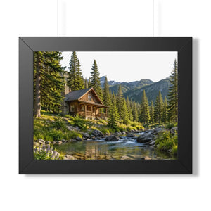 Dipaliz stream flowing framed poster museum paper - prints