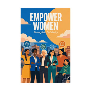 Empower Women Matte Poster — Strength in Solidarity Feminist Wall Art