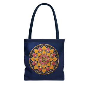 Navy colourway where the DipaliZ mandala outer ring nearly vanishes