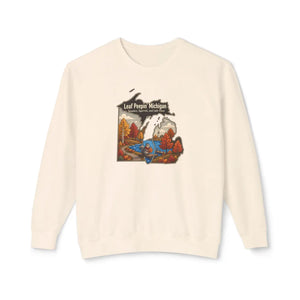 Leaf peeping michigan fall foliage crewneck sweatshirt - sweatshirts