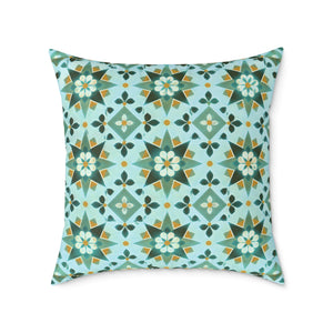 Geometric Moroccan Pattern Square Pillow