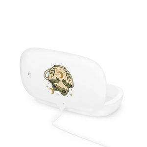 Cute mystical frog uv phone sanitizer & wireless charging pad - chargers