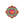 Colorful lotus mandala kiss-cut vinyl decal - home decor decals
