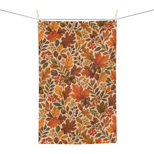 DipaliZ acorn tea towel sized to tuck into an autumn gift basket