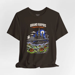 Grand rapids halloween skyline t-shirt - t-shirts