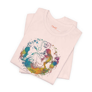 Virgo Zodiac sign, Unisex Jersey Short Sleeve Tee