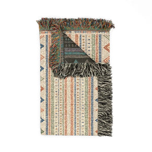 Lap-size boho southwestern throw from DipaliZ at 52 by 37 inches