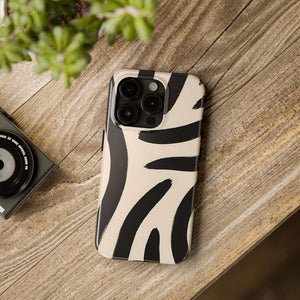 Abstract Zebra Print Phone Case
