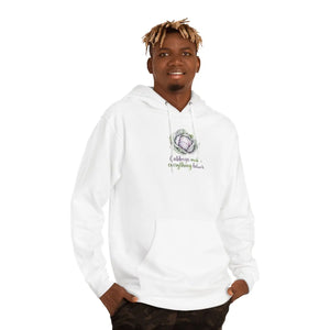 Cabbage makes everything better floral hooded sweatshirt - sweatshirts