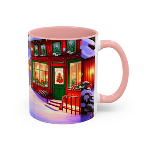 Christmas Winter, Accent Coffee Mug, 11oz