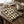 Chocolate brown polka dot napkin - paper napkins