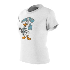 Women's 'A Duck with The Doctor' Cut & Sew Tee — All-Over Print