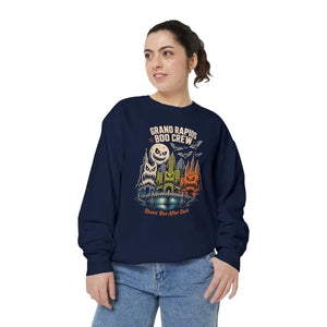 Grand rapids boo crew halloween haunted houses sweatshirt - sweatshirts