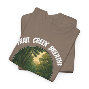 A creek in the woods, Unisex Heavy Cotton Tee