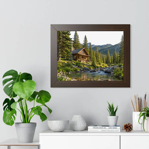Dipaliz stream flowing framed poster museum paper - prints