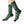 Green Nordic Heart Pattern Sublimation Socks — Festive Holiday Crew Socks
