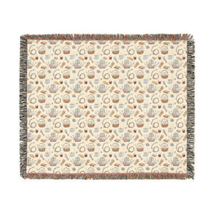 Cozy Mosaic Woven Blanket — Boho Geometric Throw for Living Room & Bedroom