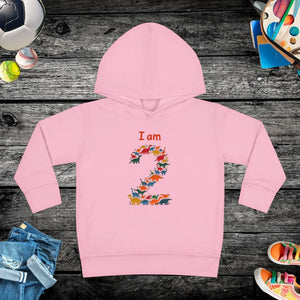 Cozy i am 2 Toddler Fleece Hoodie - Birthday Gift - Dipaliz - Sweatshirts