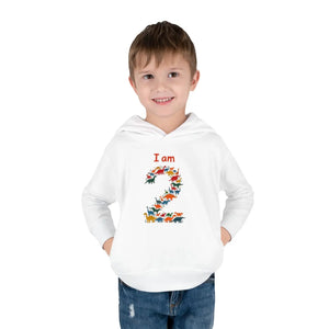 Cozy i am 2 Toddler Fleece Hoodie - Birthday Gift - Dipaliz - Sweatshirts