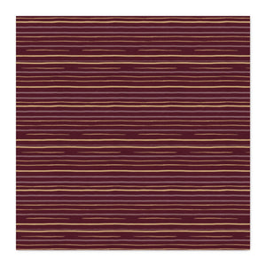 Striped Maroon Cotton Fabric by the Yard – Combed Cotton Prima