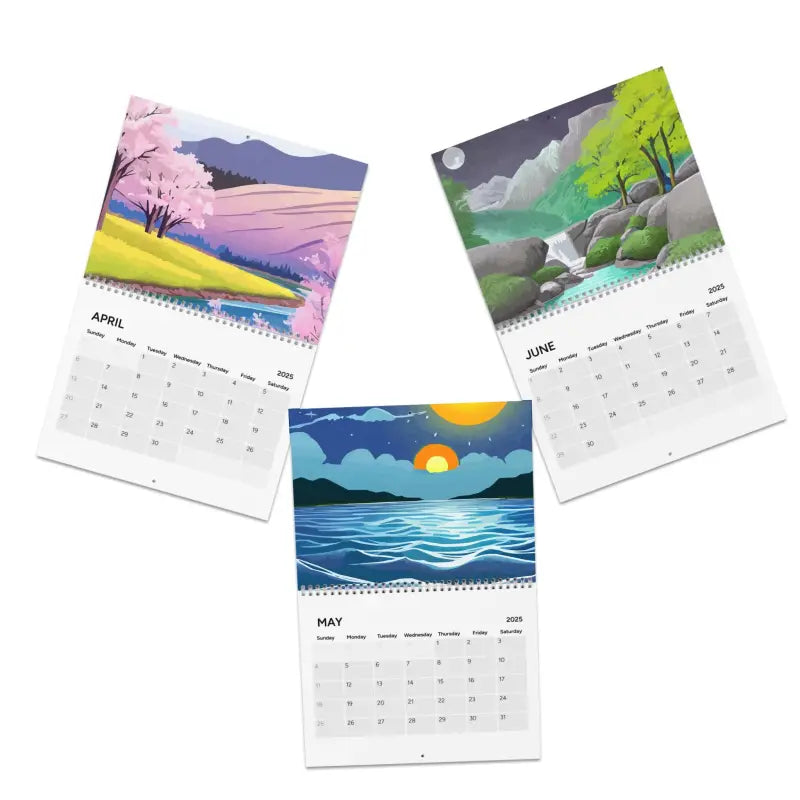 Transform your Space with a 2025 Nature & Animal Calendar - 10.8’’ x 8.4’’ / Semi Glossy