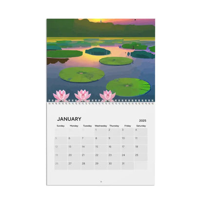 Transform your Space with a 2025 Nature & Animal Calendar - 10.8’’ x 8.4’’ / Semi Glossy