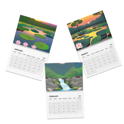 Transform your Space with a 2025 Nature & Animal Calendar - 10.8’’ x 8.4’’ / Semi Glossy