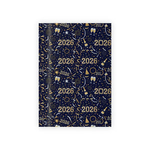 Metallic-gold Champagne Flutes Wrapping Paper - Shimmering - Dipaliz