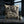 DipaliZ faux linen pillow with a raven, full moon and roses