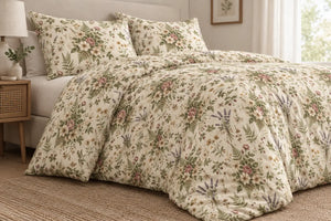 Original DipaliZ wildflower artwork printed to order on cotton bedding