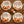 Sparse pumpkin artwork with open background on a DipaliZ cloth napkin